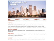 Tablet Screenshot of cechapman.com.au